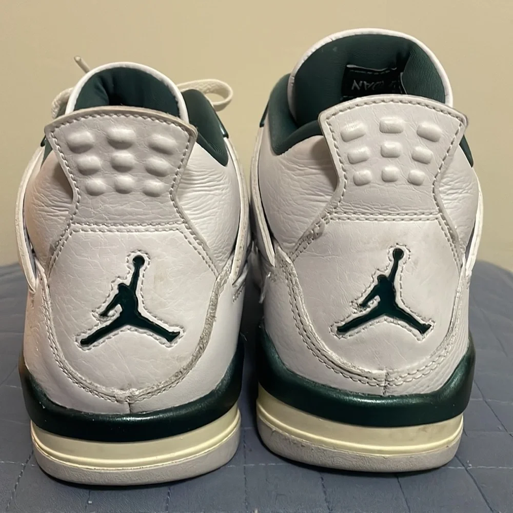 Air Jordan 4 Retro Oxidized Green (GS) Youth 5.5 like new very good condition - Picture 7 of 11
